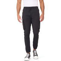 Schwarze Slim Fit Cargohose