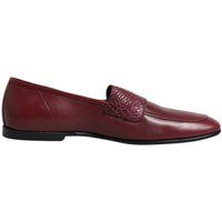Elegante Lederloafer mit Reptildetail