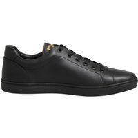 Herren-Sneaker aus schwarzem Leder