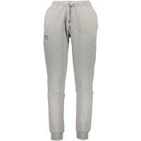 Graue Herren-Baumwoll-Sporthose mit Kordelzug