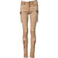 Mittelhohe Skinny Jeans mit Reißverschlüssen