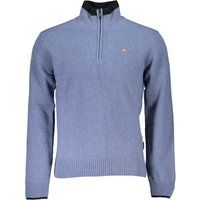 Herren Strickpullover mit Viertelreißverschluss