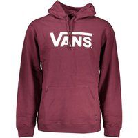 Herren Burgunderroter Vans Logo-Hoodie