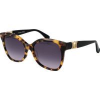 Braune Schmetterlings-Sonnenbrille mit Schildpattmuster