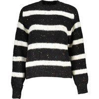 Gestreifter Rundhals Pullover