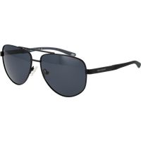 Schwarze Metall-Pilotenbrille