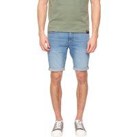 Herren Denim Shorts Helle Waschung