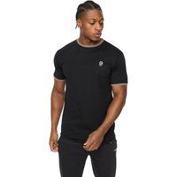 Herren T-Shirt mit Kontrastbesatz und Rundhalsausschnitt