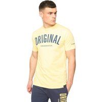 Crosshatch - "Kensby" T-Shirt für Herren (Gelb)