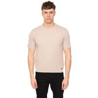 Herren Strick T-Shirt mit kurzen Ärmeln