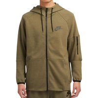 Nike - Hoodie mit durchgehendem Reißverschluss für Herren (Khakigrün)