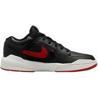 Nike - "Jordan Stadium 90" Swoosh Sneaker für Damen, Leder (Schwarz/Rot)