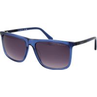 Rechteckige Sonnenbrille mit Vollrand