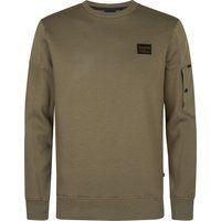 Lässiges Langarm-Sweatshirt mit Rundhalsausschnitt