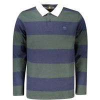 Gestreiftes Langarm-Rugbyshirt