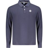 Herren Langarm Baumwoll Poloshirt