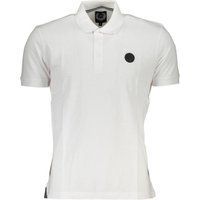 Herren Poloshirt aus Baumwolle, einfarbig