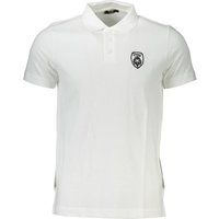 Cavalli Class Bianco Baumwoll-Polo für Herren