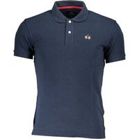 Herren Marineblaues Baumwoll-Poloshirt