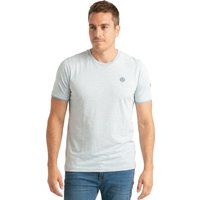 Mikro-geripptes Kurzarm-Freizeit T-Shirt