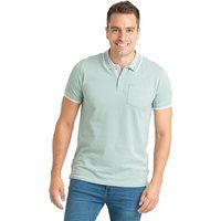 Herren Kurzarm Baumwoll Polohemd mit Tasche