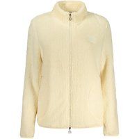 Beiges Fleece Sweatshirt mit Reißverschluss