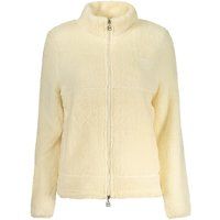 Beiges Fleece Sweatshirt mit Reißverschluss
