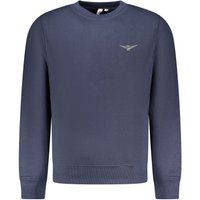 Klassisches Baumwollmischung Rundhals-Sweatshirt