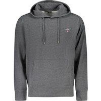 Klassischer grauer Baumwoll-Mischung Hoodie