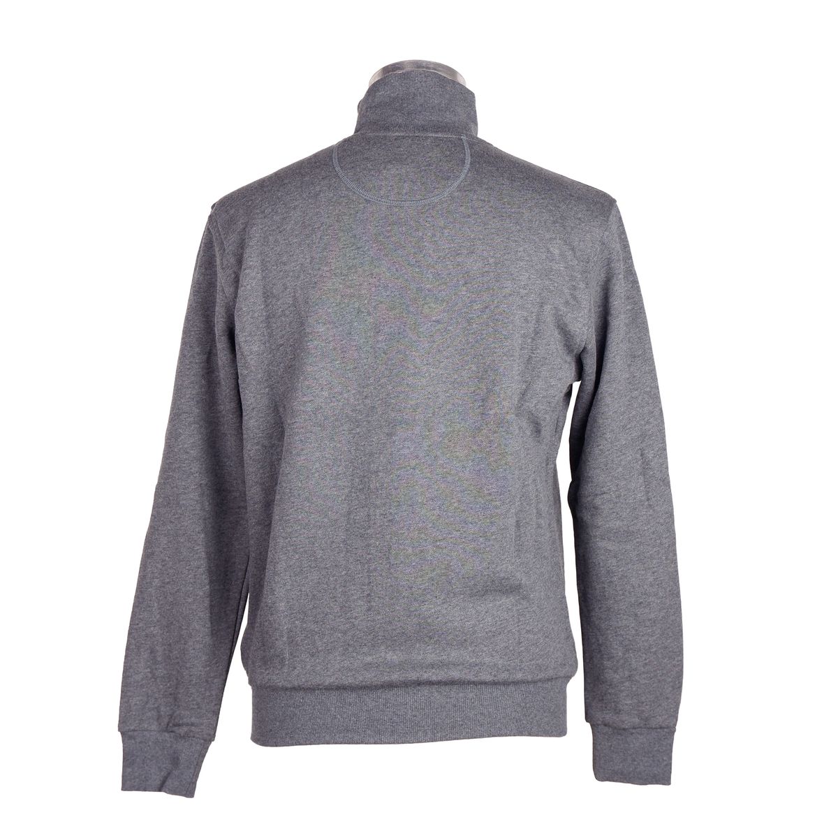 Baumwoll-Sweatshirt mit Reißverschluss und Logo