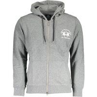Herren-Hoodie mit durchgehendem Reißverschluss und Logo