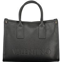 Elegante schwarze Tote Bag mit Logo