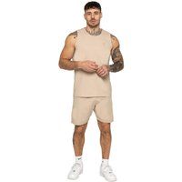 Herren Ärmelloses Fitness Set
