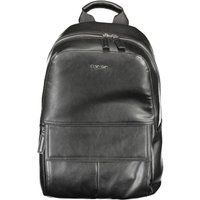 Moderner Schwarzer Kunstleder Rucksack