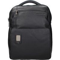 Leder Laptop Rucksack mit Fächern