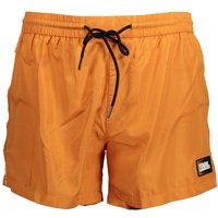 Orange Herren Badeshorts mit Logo