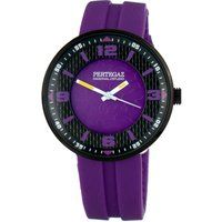Lila Gummiarmband Quarzuhr