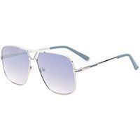 Klassische silberne Pilotenbrille