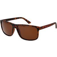Silber verspiegelte Halbrand-Sonnenbrille