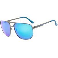 Elegante graue Metall Sonnenbrille