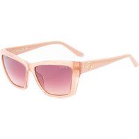 Rechteckige Sonnenbrille in Blush Pink