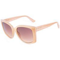 Rechteckige Sonnenbrille in Blush Pink