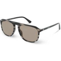 Braune Acetat Rahmen Sonnenbrille