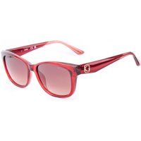Rote Sonnenbrille mit quadratischem Rahmen