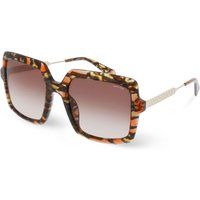 Quadratische Mehrfarbige Harzrahmen Sonnenbrille
