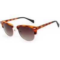 Schildpatt Halbrand Sonnenbrille