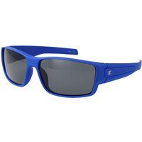 Sportliche blaue rechteckige Sonnenbrille