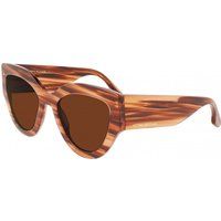 Chice Cat-Eye-Sonnenbrille mit braunen Gläsern
