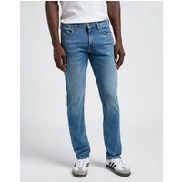 Slim Fit Jeans aus hellem Denim