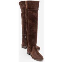 Petya Leder Oberschenkelhoher Stiefel